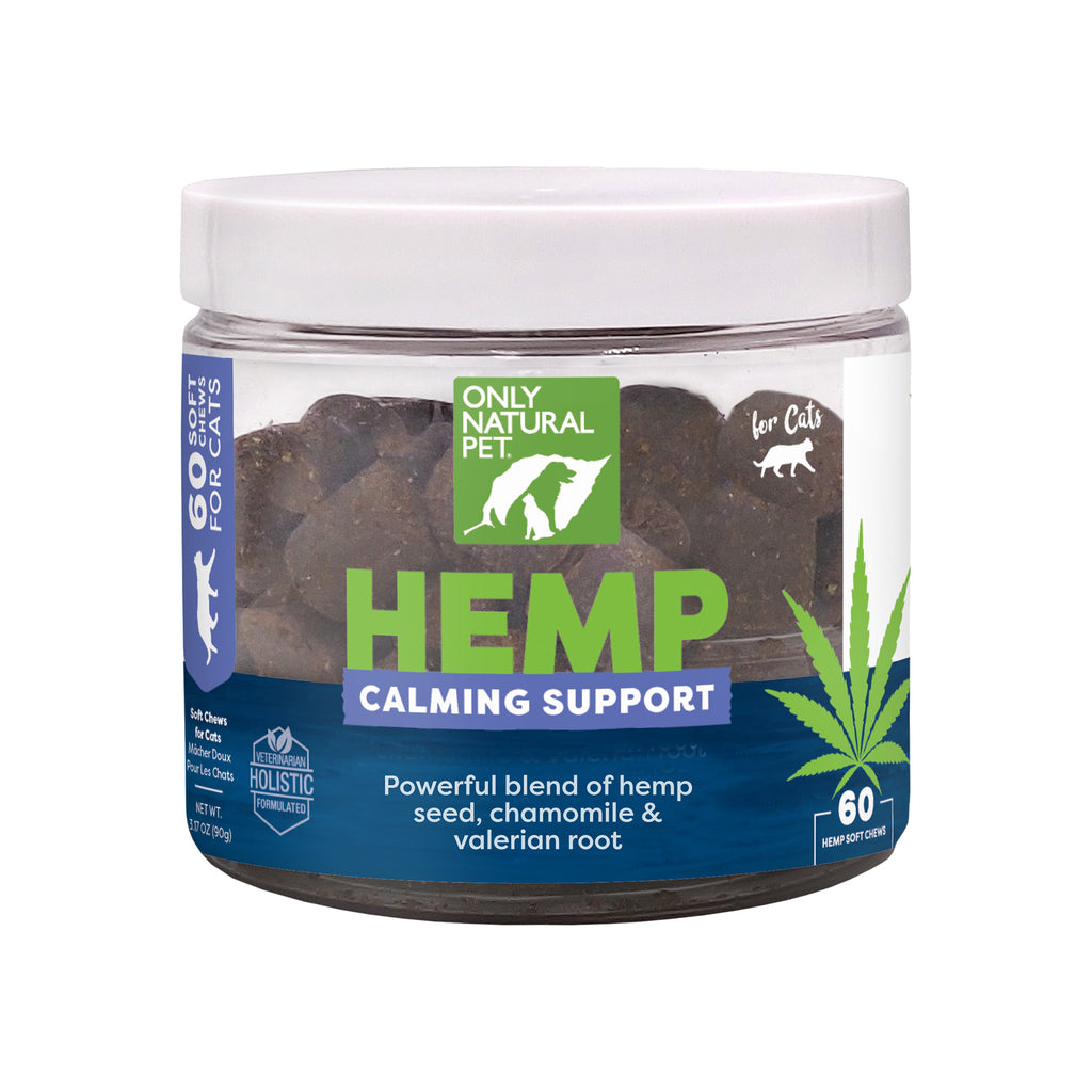 Hemp Calming Support Soft Chews for Cats Only Natural Pet