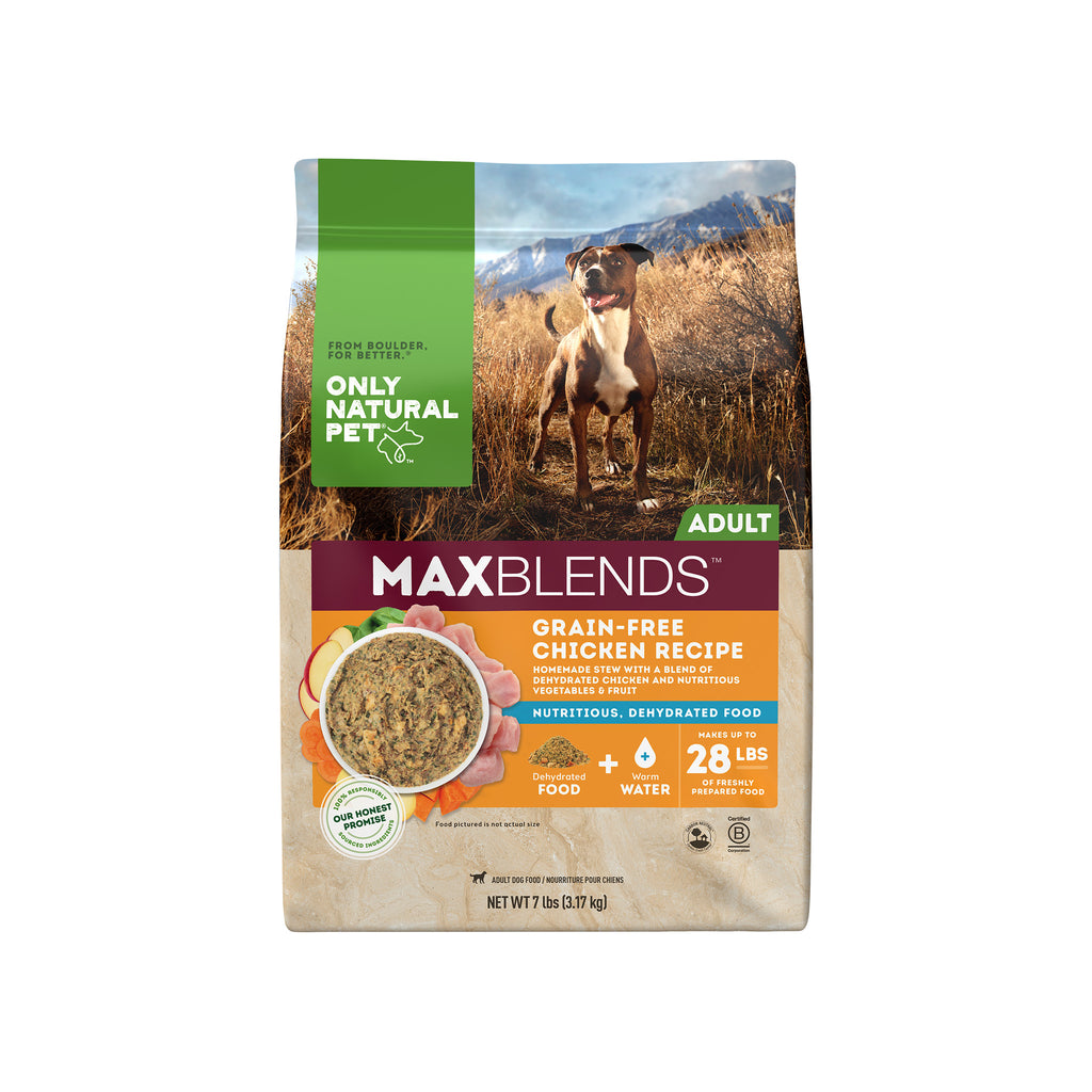 MaxBlends Grain Free Chicken Dehydrated Dog Food Only Natural Pet