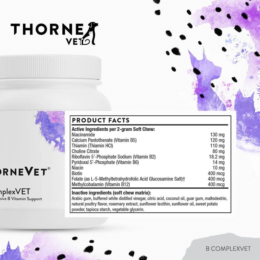 Thorne Research Basic B ComplexVET | Only Natural Pet