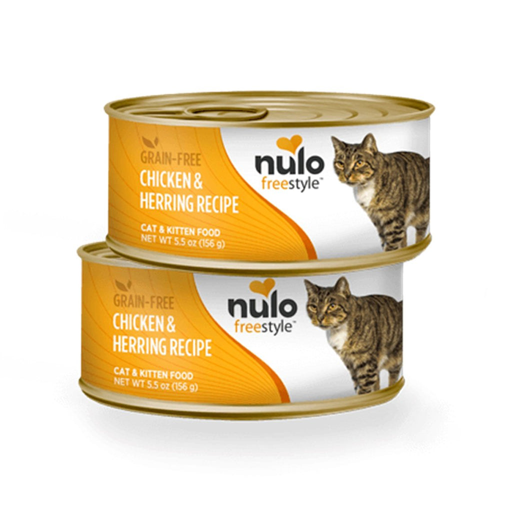 Nulo Freestyle Duck Tuna Recipe Grain Free Canned Cat Kitten Food 5.5 oz Case of 24