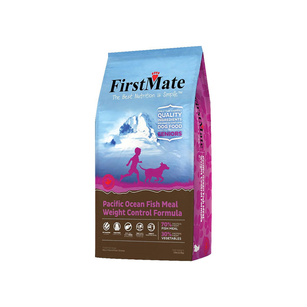 FirstMate Pacific Ocean Fish Meal Weight Control Formula Grain