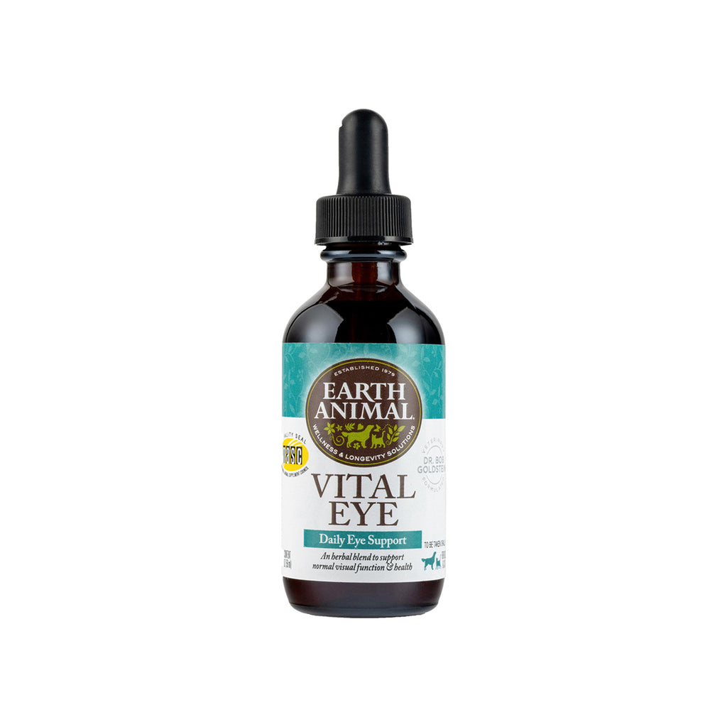 Earth Animal Organic Herbal Remedies Vital Eye Tincture for Dogs Only Natural Pet