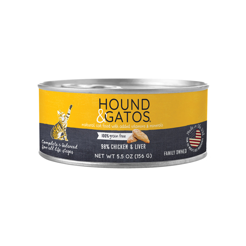 Hound Gatos Canned Cat Food Only Natural Pet