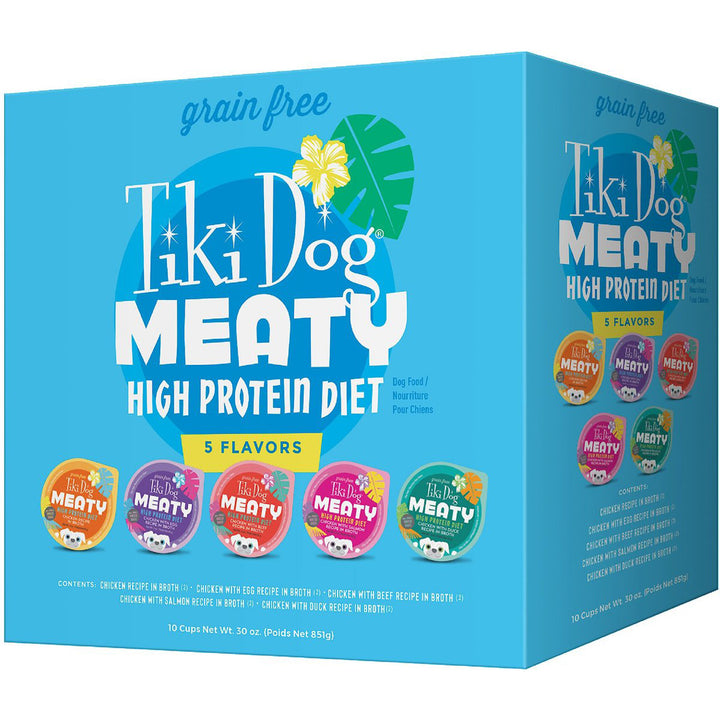 Tiki Dog Meaty High Protein Diet Wet Dog Food