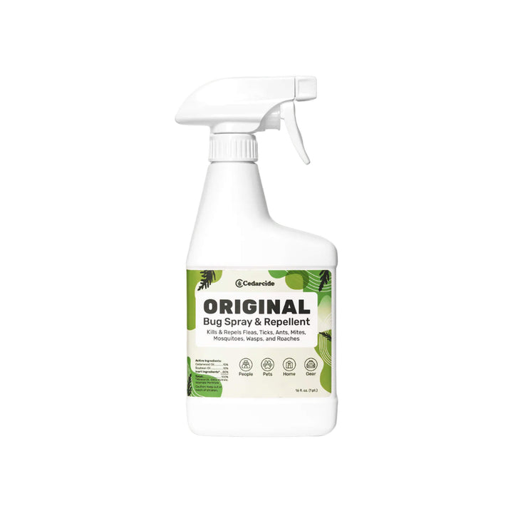 Cedarcide Original Bug Spray & Repellent Quart Bottle Front