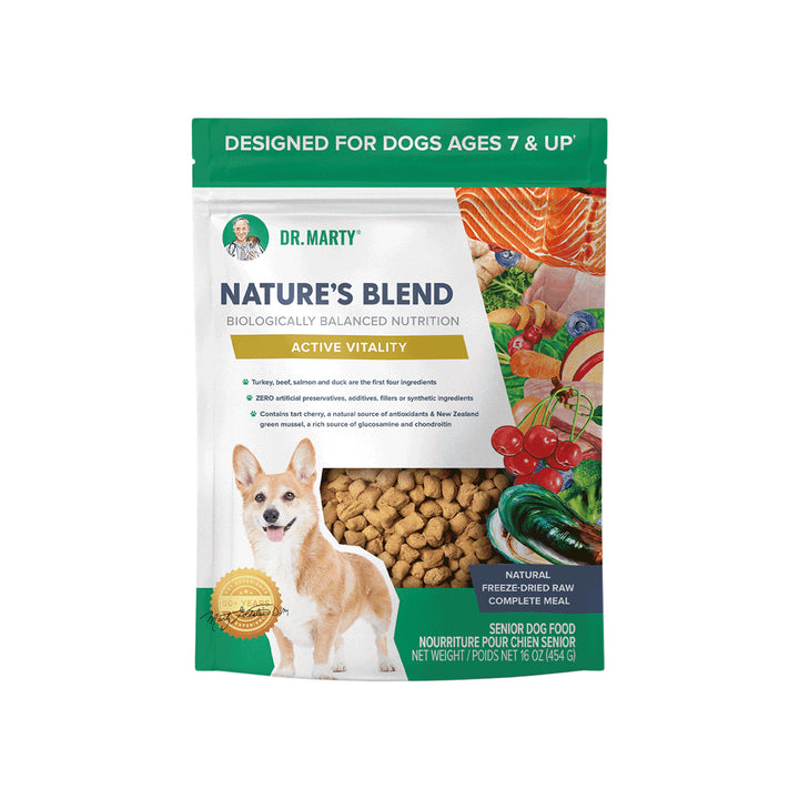 Dr. Marty Nature’s Blend Active Vitality Freeze Dried Dog Food