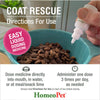 Homeopet Coat Rescue Directions Infographic