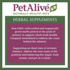 PetAlive Skin & Coat Tonic Herbal Supplements Infographic