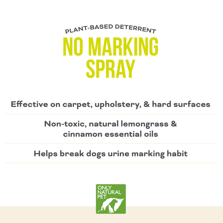 No Marking Spray for Dogs Only Natural Pet