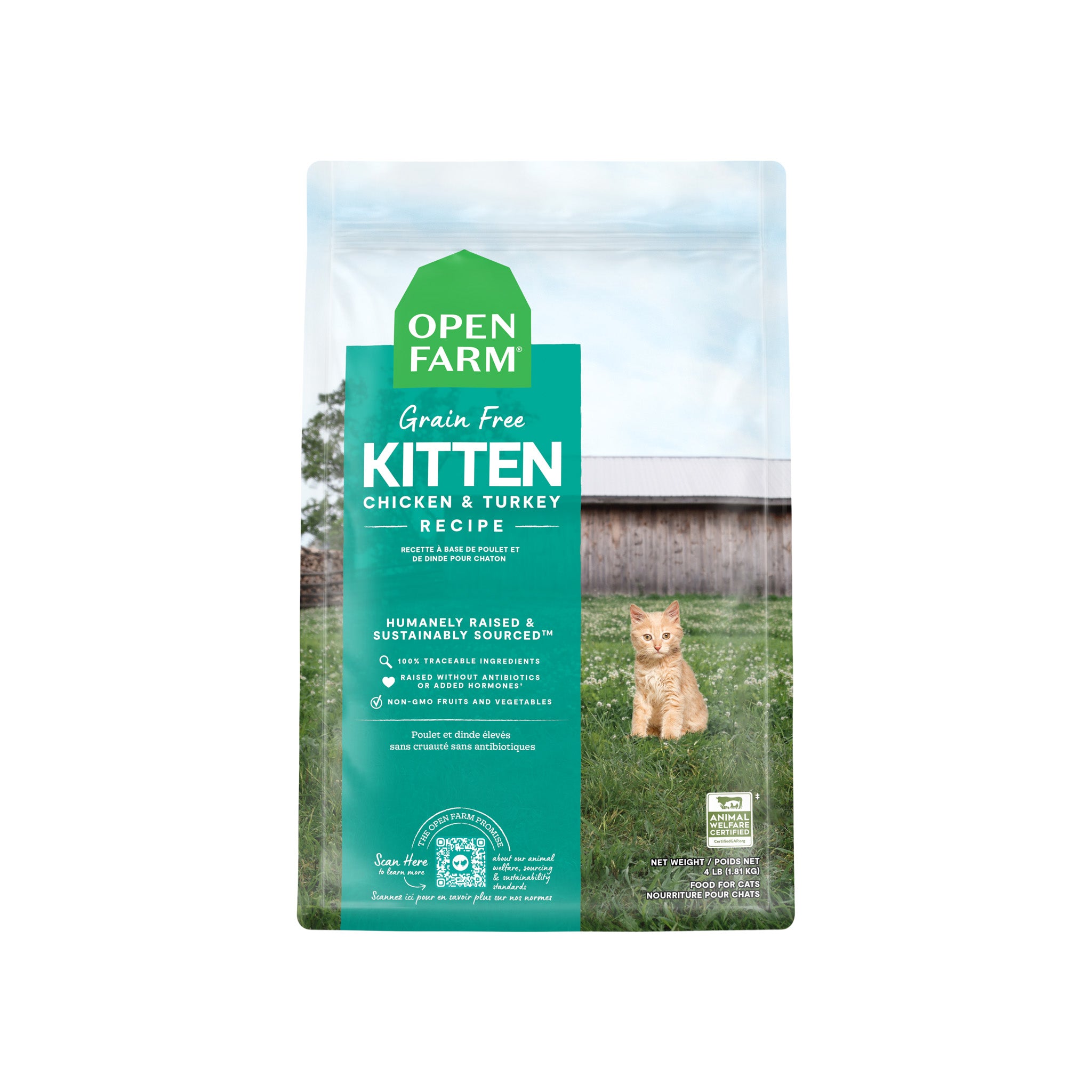 Open Farm Grain Free Kitten Dry Food Only Natural Pet