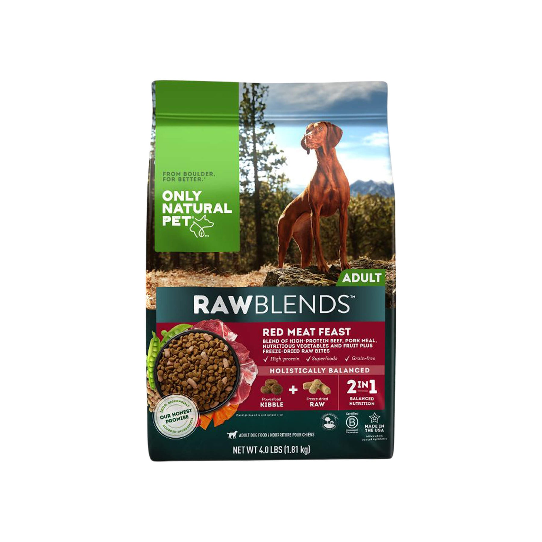 Only natural store pet mindful meals