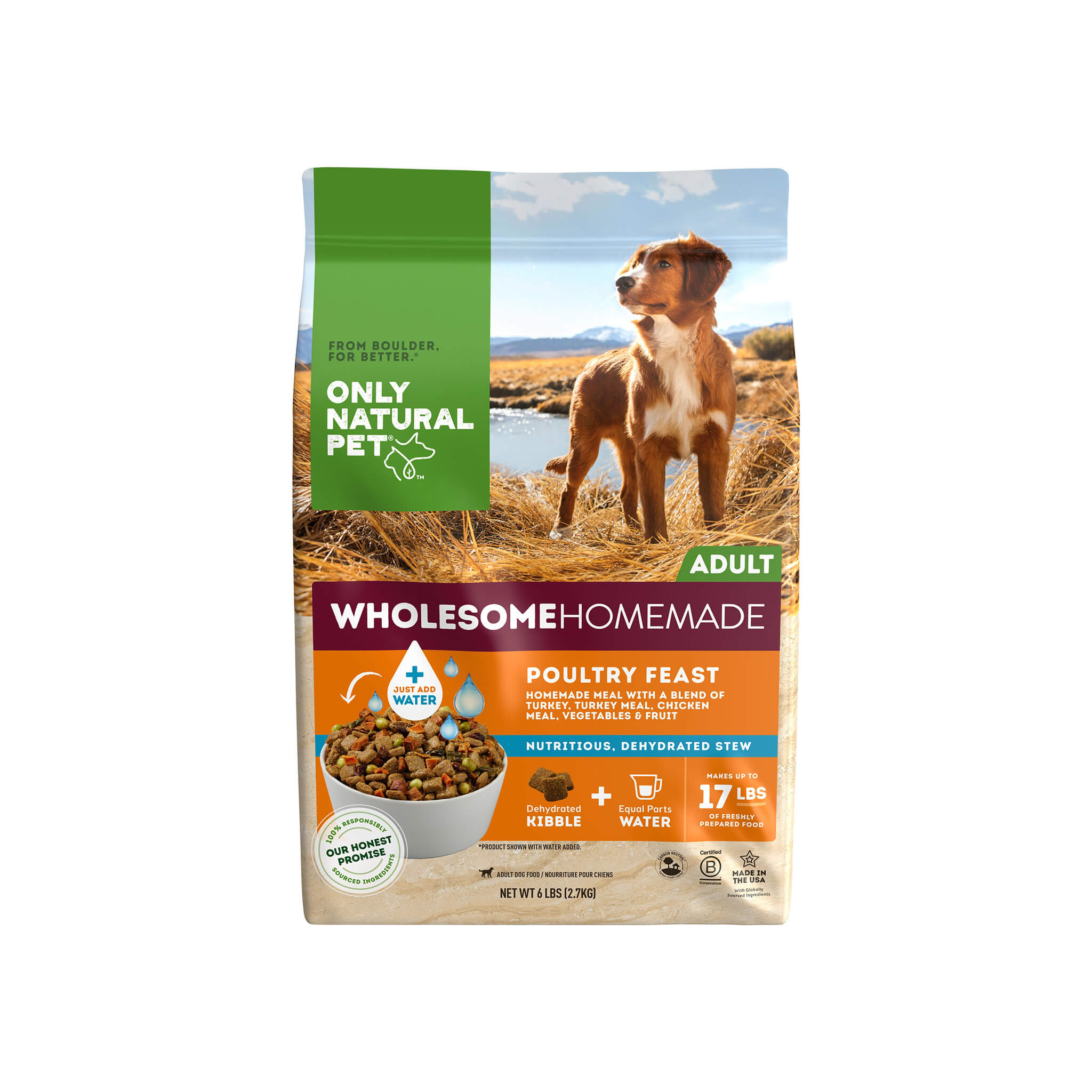 Just 6 dog outlet food turkey