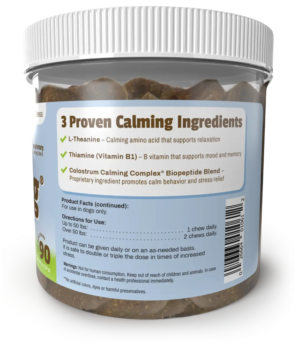 Pet naturals of vermont calming dog chews best sale