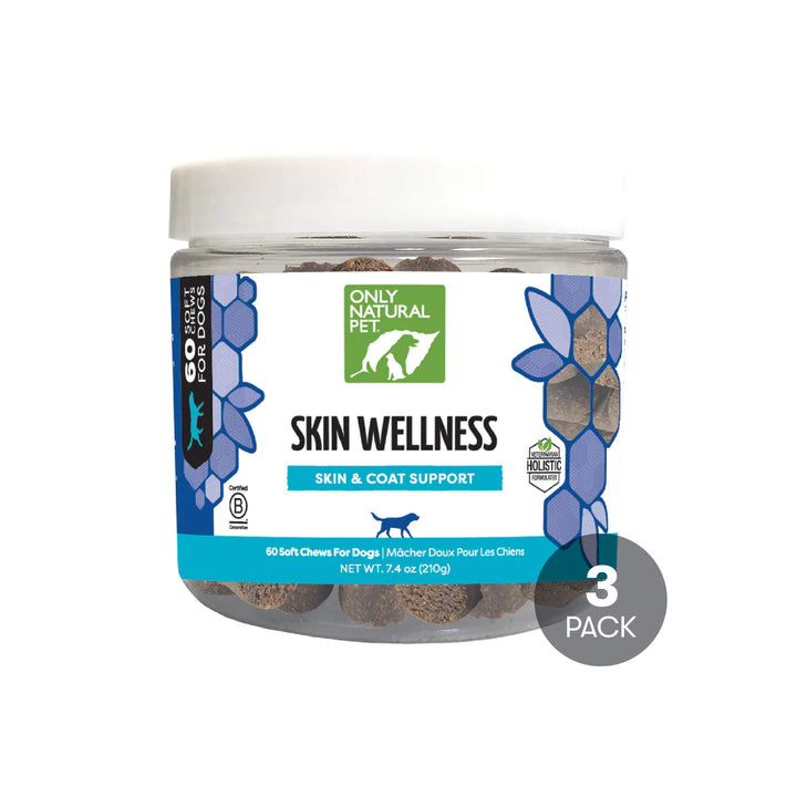 Only Natural Pet Skin Wellness Soft Chews 60 count