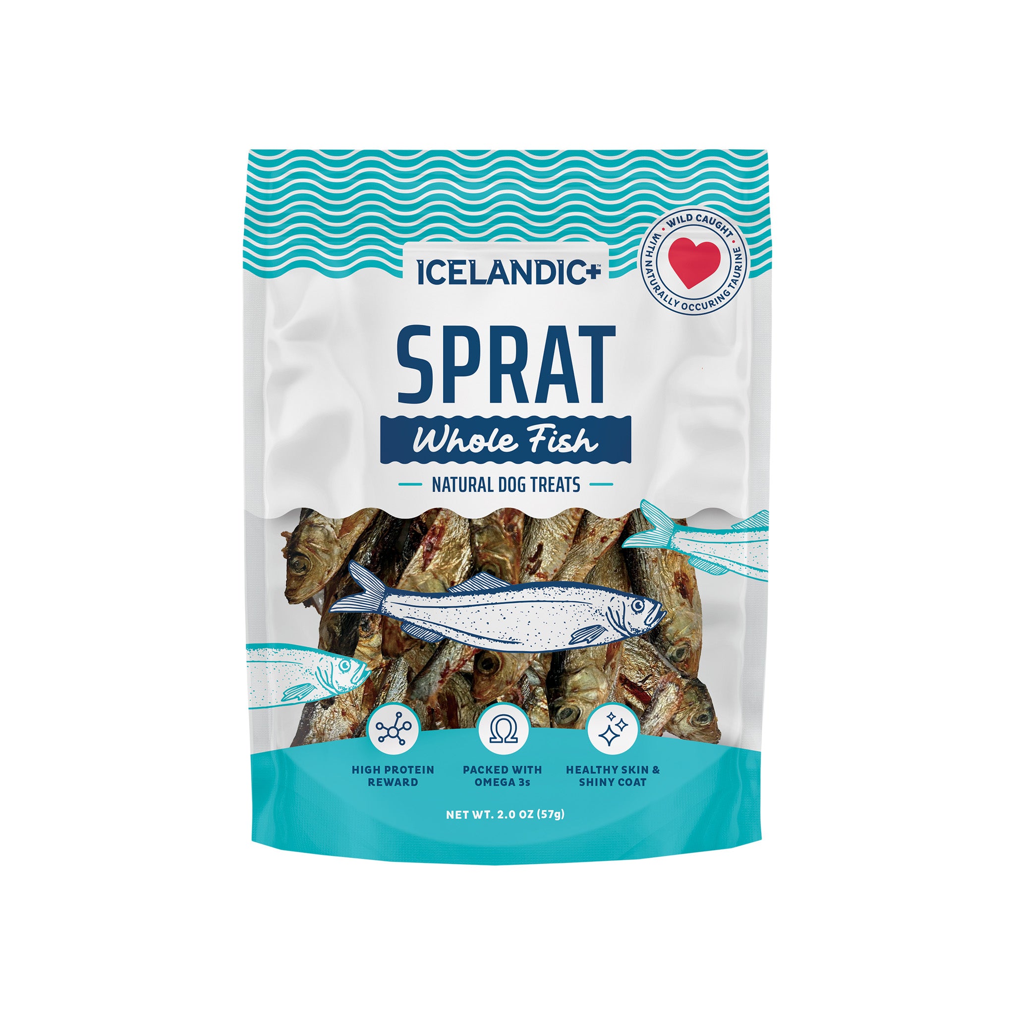 Icelandic Sprats Whole Fish Dog Treats Only Natural Pet