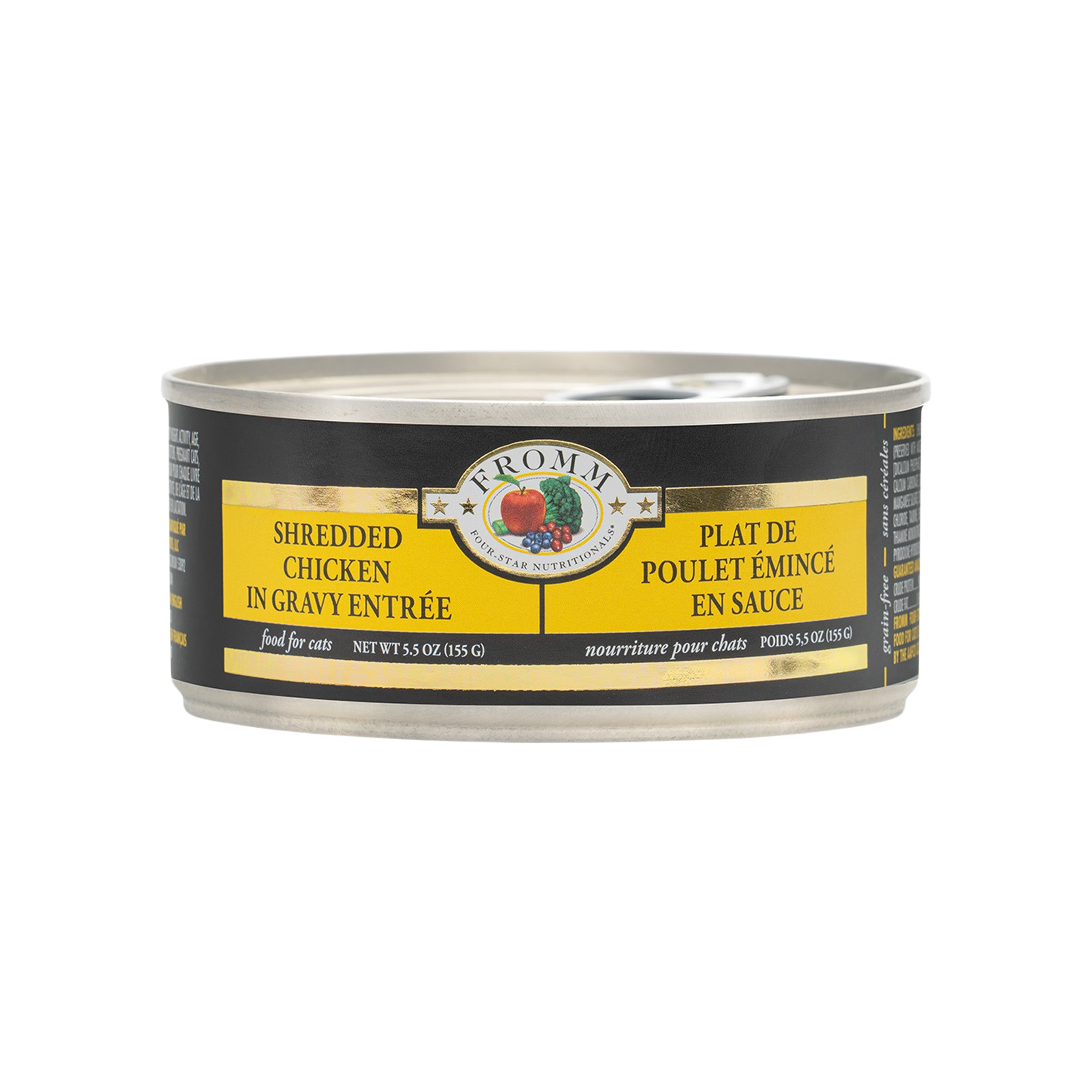 Fromm Four Star Wet Cat Food Shredded in Gravy Entree Only Natural Pet