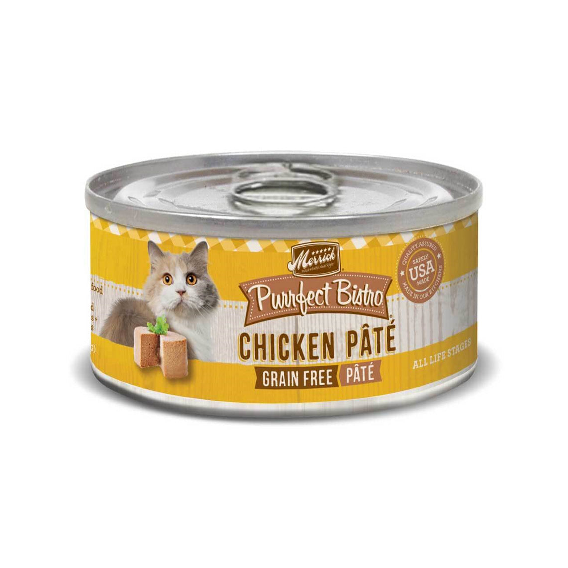 Merrick Purrfect Bistro Grain Free Pate Canned Cat Food Only