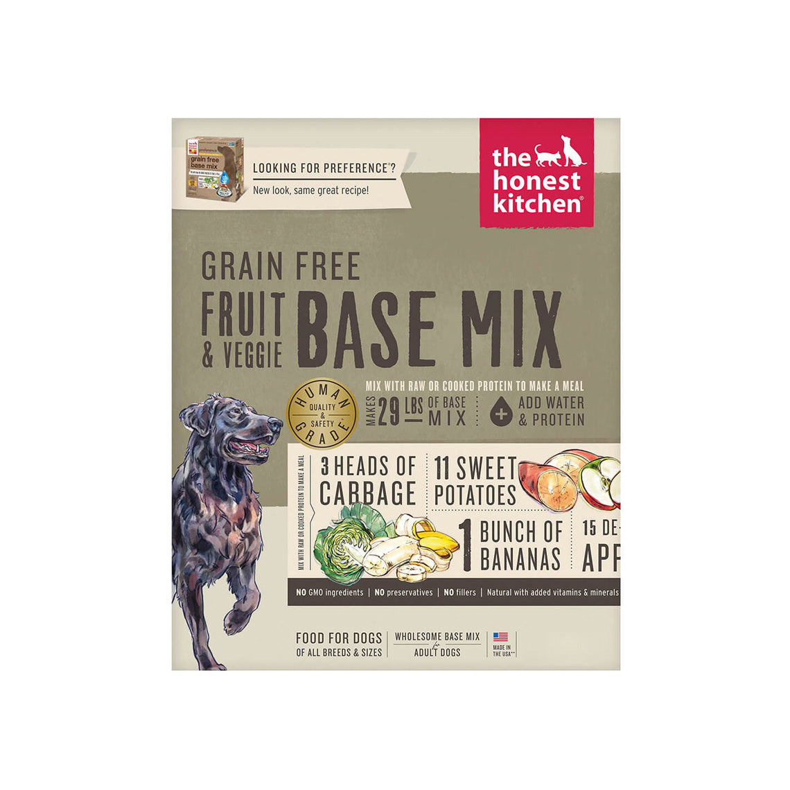 The honest kitchen preference grain free base mix dog food sales