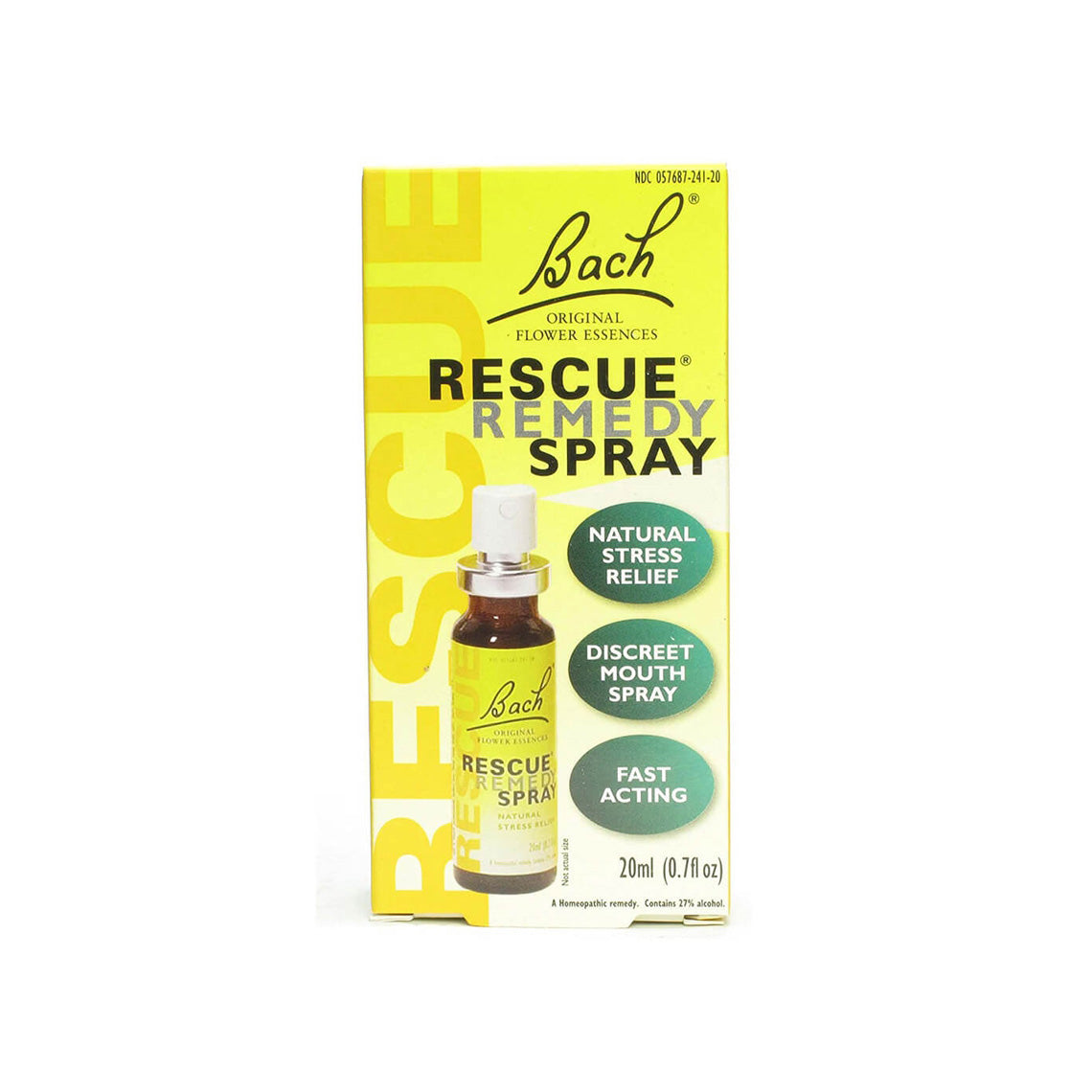 Rescue Remedy Dropper, 10mL - Natural Homeopathic Stress Relief