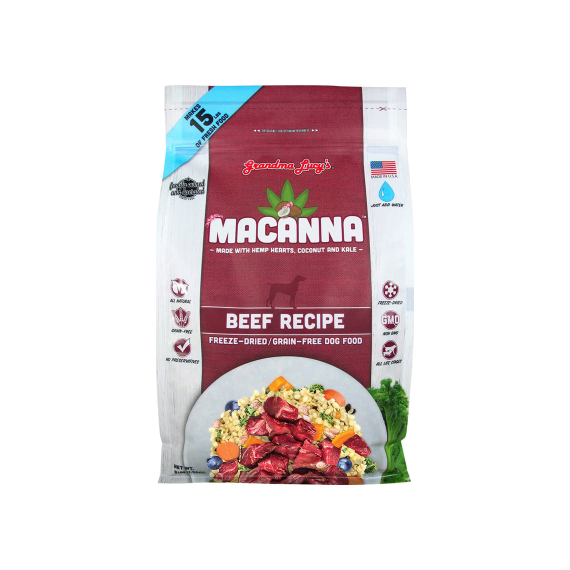 Grandma Lucy s Macanna Freeze Dried Dog Food Only Natural Pet