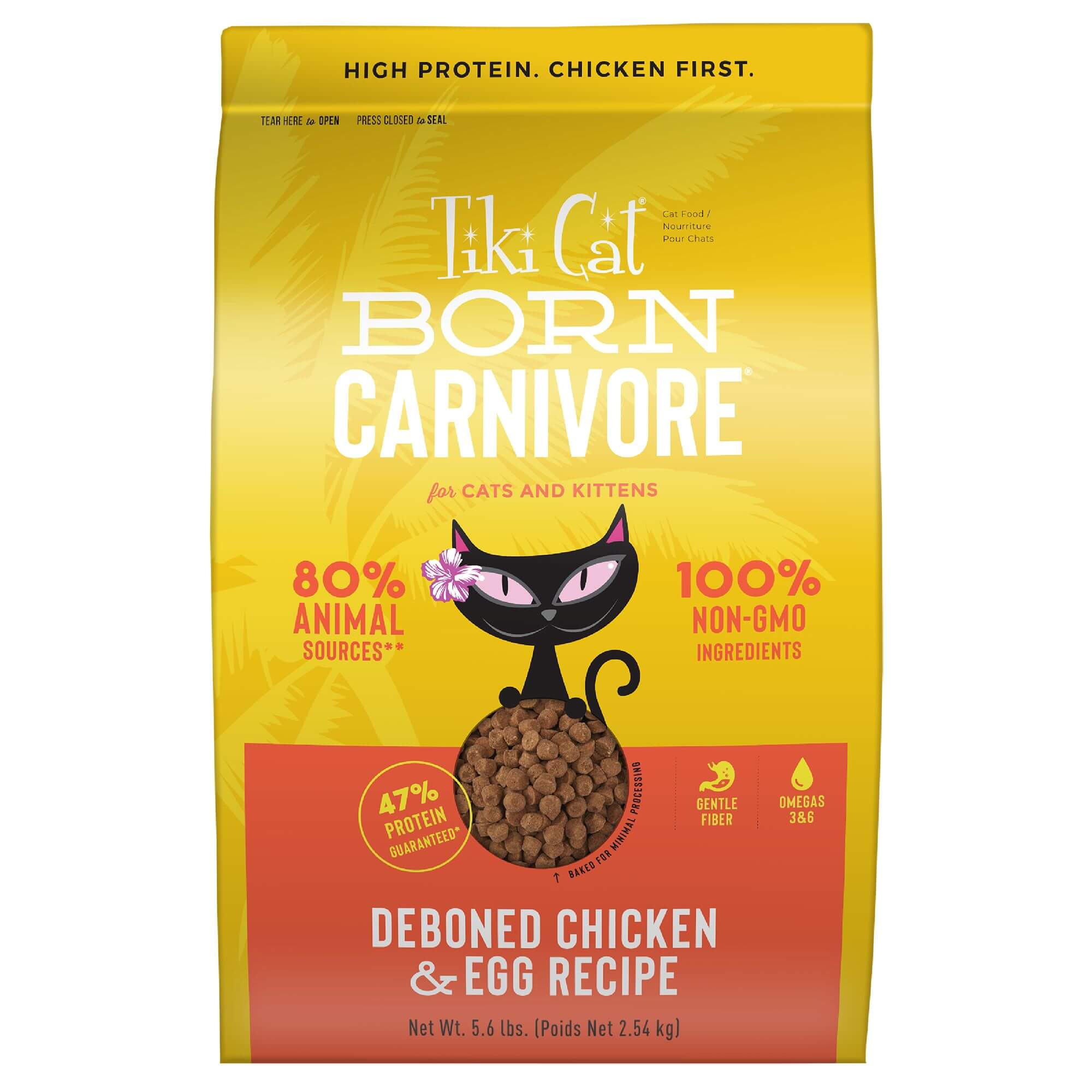 Tiki Cat Born Carnivore Dry Cat Food Only Natural Pet