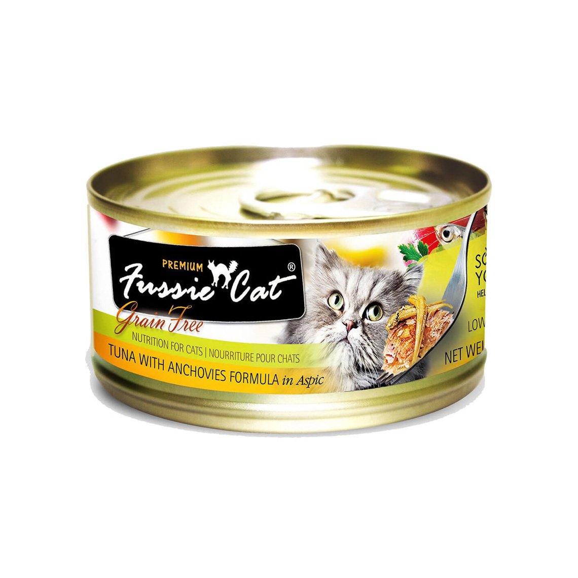 Fussie Cat Shredded Meat Canned Cat Food Only Natural Pet