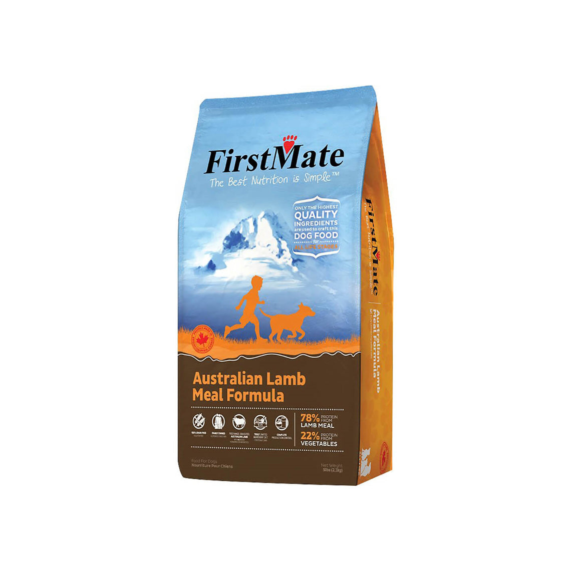 First mate dog shop food grain friendly