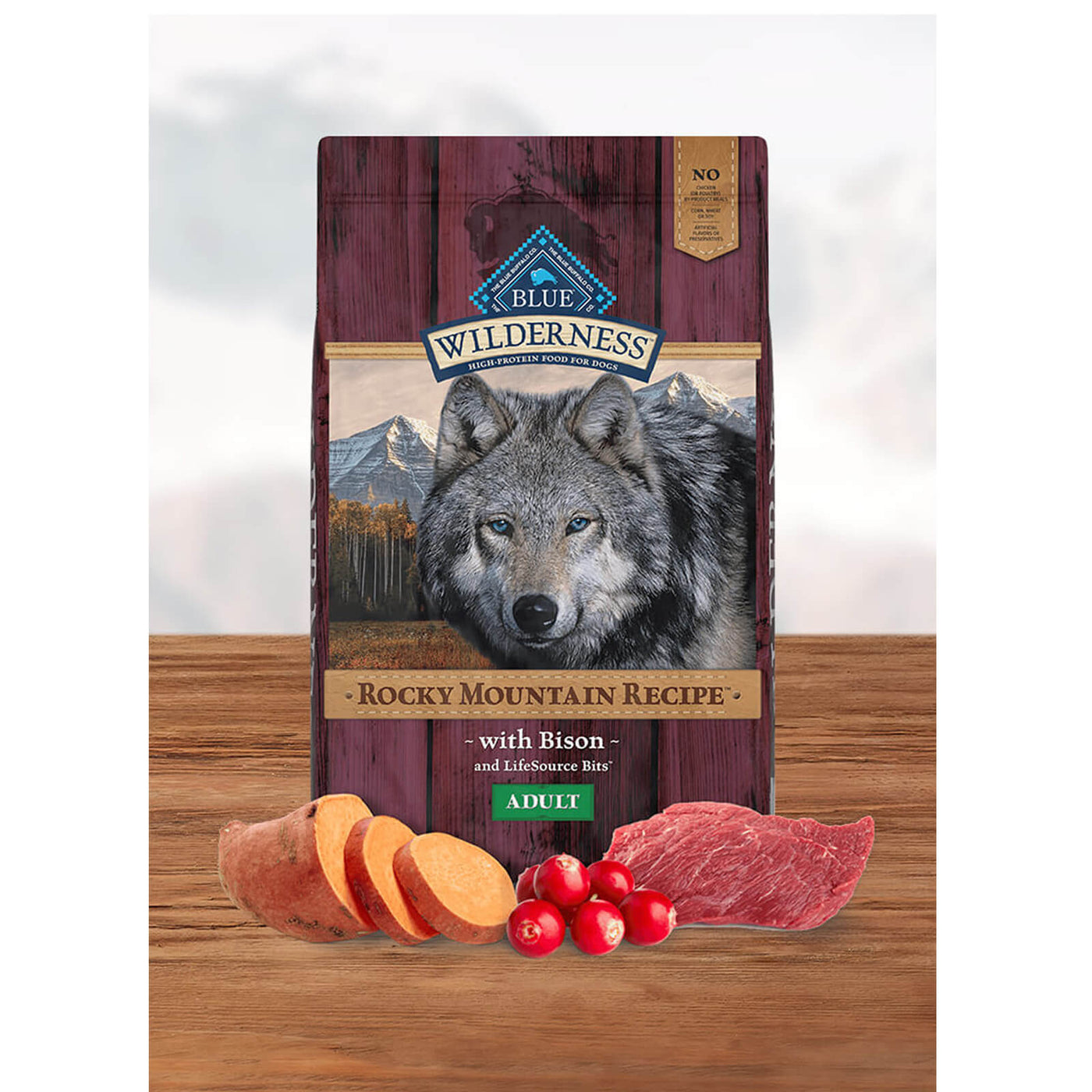 BLUE Wilderness™ Rocky Mountain Recipe with Bison for Adult Dogs