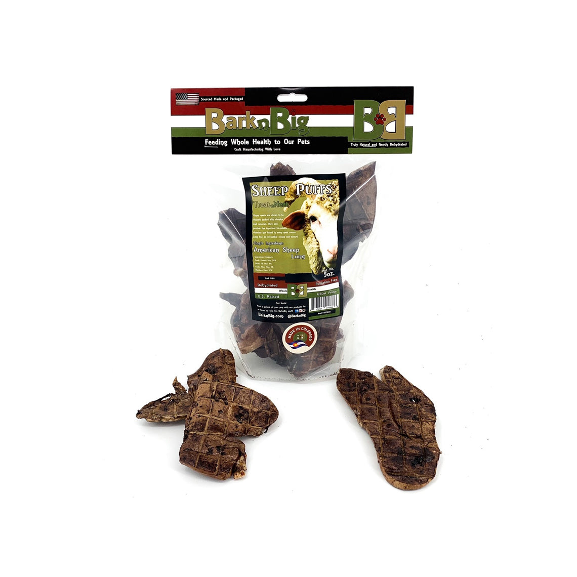 Lamb puffs dog clearance treats