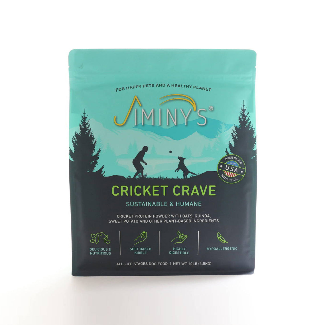 Jiminy s Cricket Crave Sustainably Sourced Food for Dogs Only