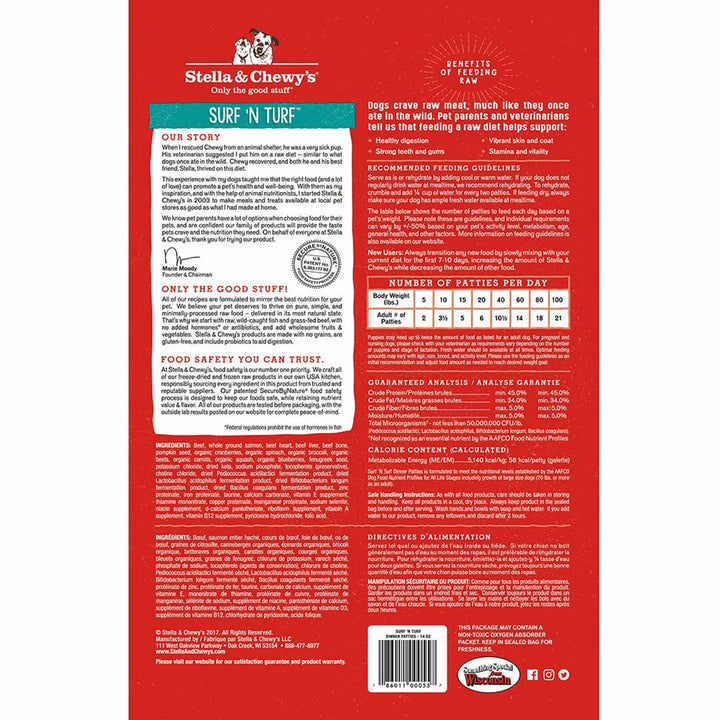 Stella Chewy s Raw Dinners Freeze Dried Dog Food Only Natural Pet