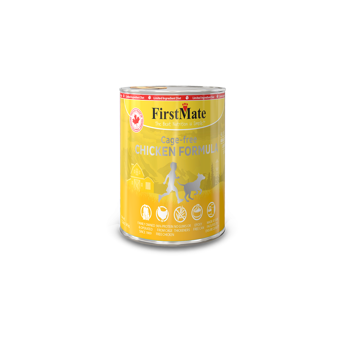 FirstMate Grain Free Limited Ingredient Canned Wet Dog Food Only