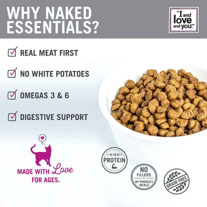 I and love and you Naked Essentials Dry Cat Food Only Natural Pet