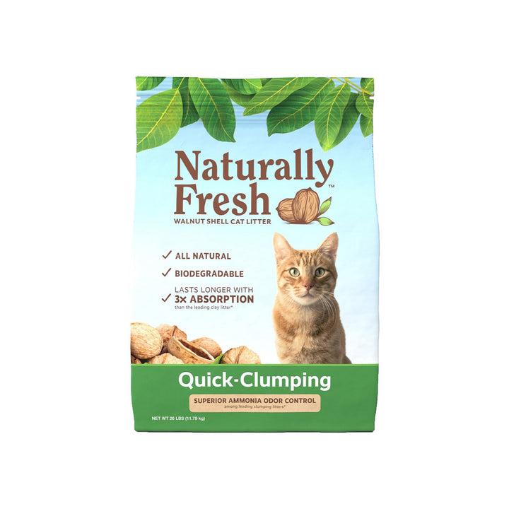 Naturally Fresh Quick Clumping Walnut Shell Cat Litter Only Natural Pet