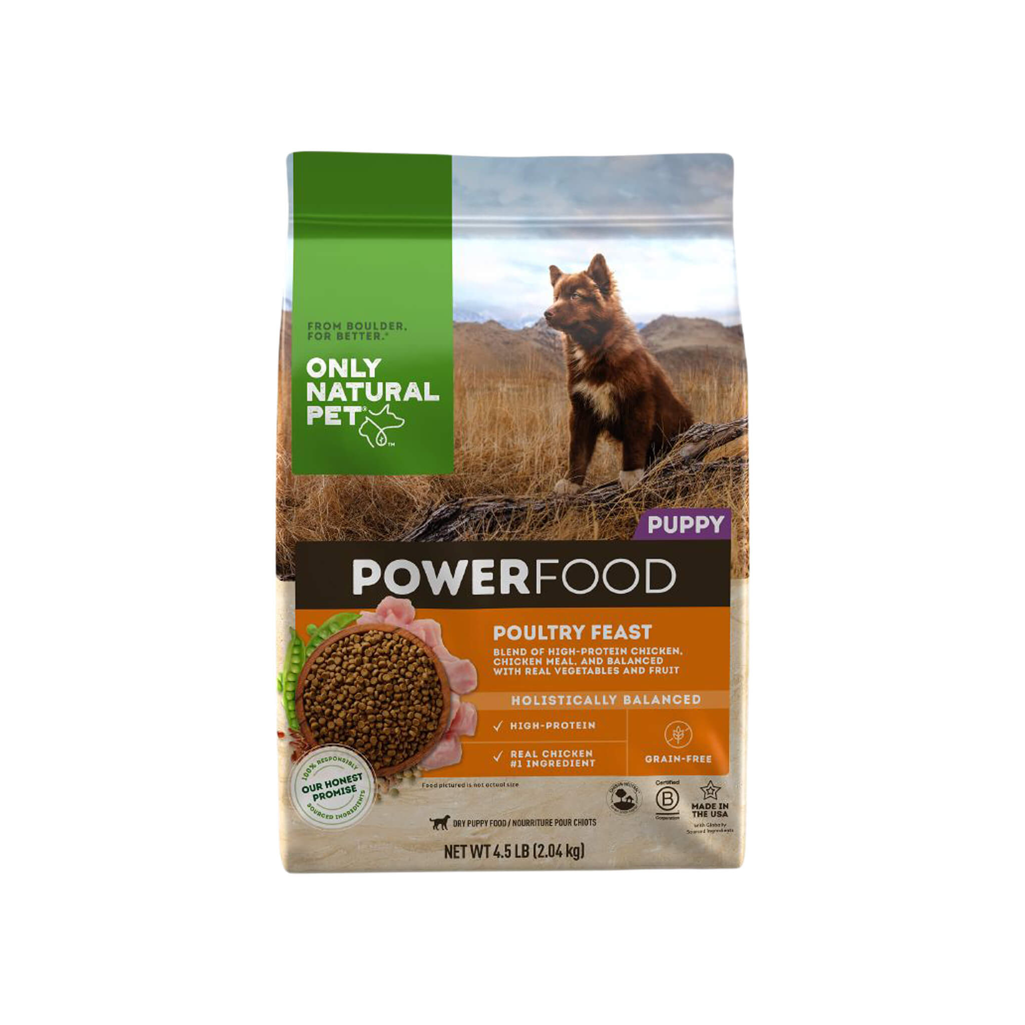 PowerFood Chicken Grain Free Puppy Food Only Natural Pet