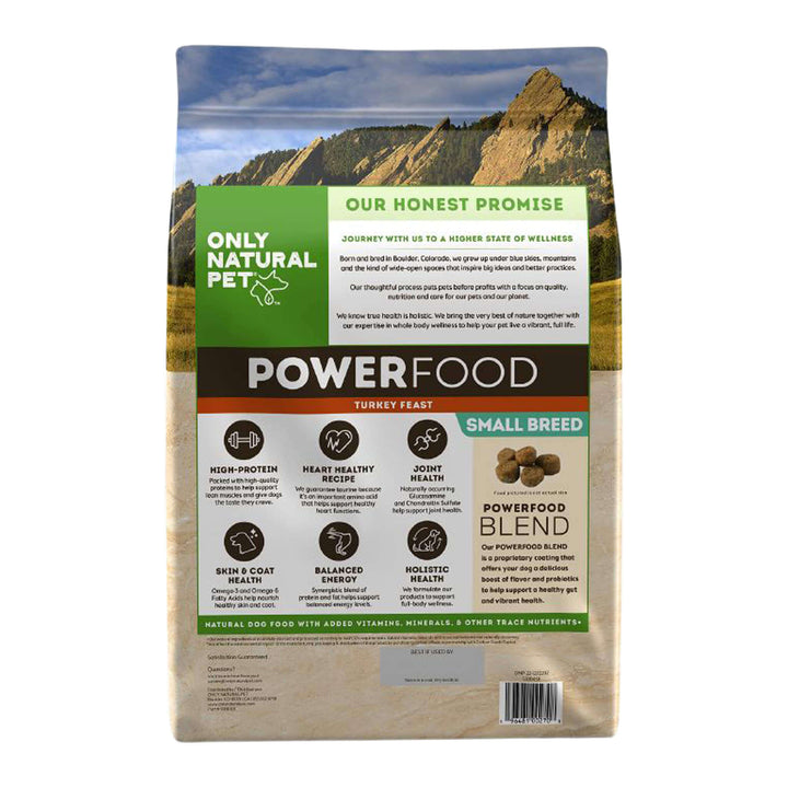 Only Natural Pet PowerFood Small Breed Feast Dog Food Only