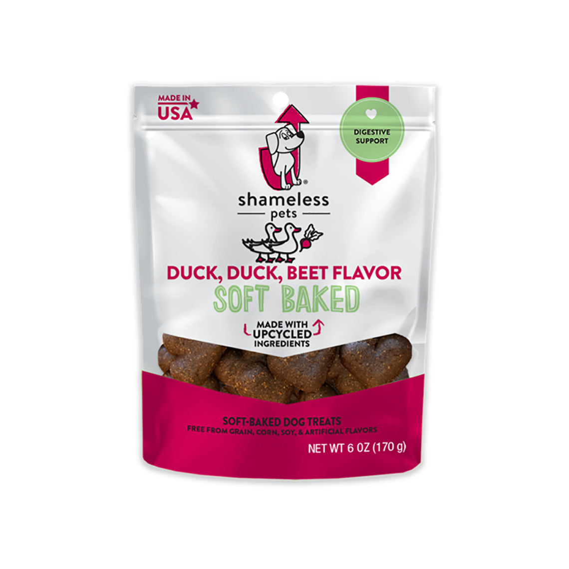 Shameless Pets Duck Duck Beet Soft Baked Dog Treat Only Natural Pet