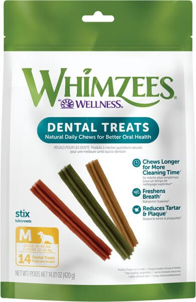 Vegetable dental clearance chews for dogs